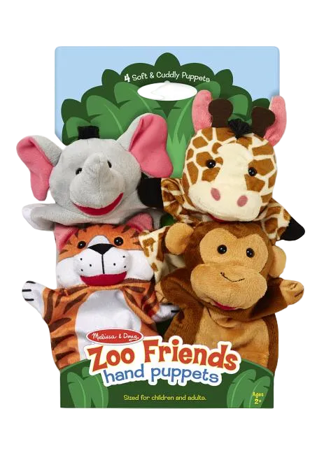Zoo Friends Hand Puppets