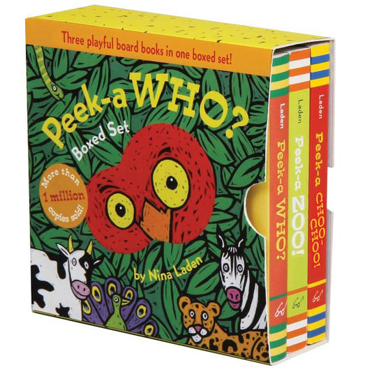 Peek-A Who? Boxed Set: (Children's Animal Books, Board Books for Kids) - Ingram