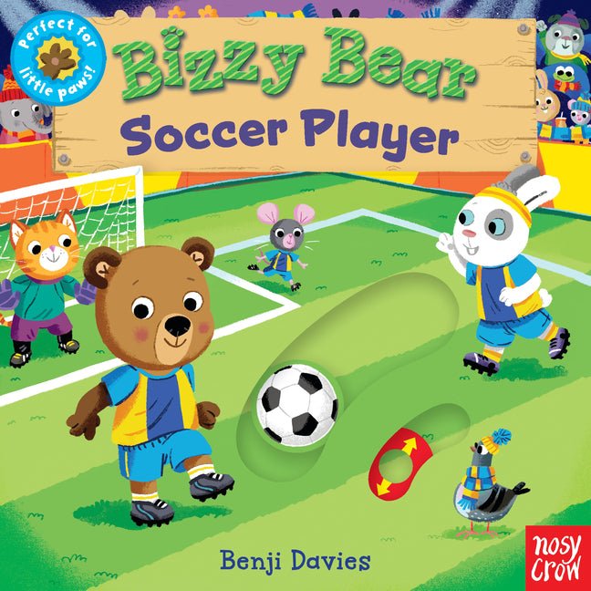 Bizzy Bear: Soccer Player: (Interactive Athletic Sports Board Book for Toddlers - With Sturdy Tabs and Slides to Push and Pull) - Ingram