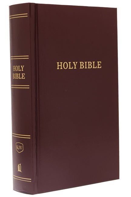 KJV, Pew Bible, Hardcover, Burgundy, Red Letter Edition - Ingram