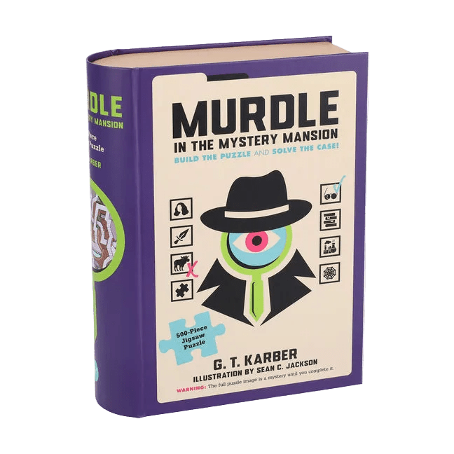 Murdle in the Mystery Mansion 500-Piece Jigsaw Puzzle