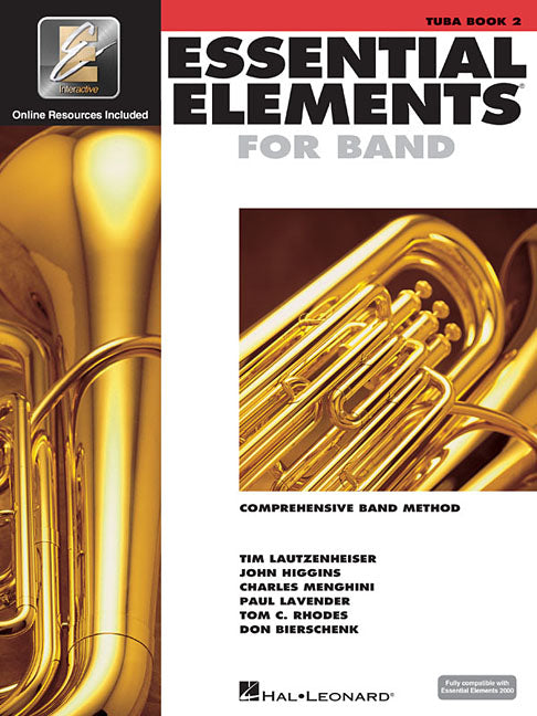 Essential Elements for Band Tuba Book 2 Comprehensive Tuba Method Essential Elements Interactive (Eei) Online Audio and Play-Along - Ingram
