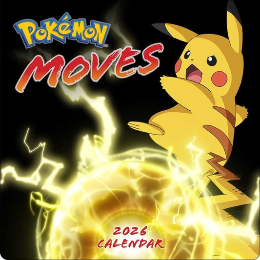 Pokémon Moves 2026 Wall Calendar - Ingram