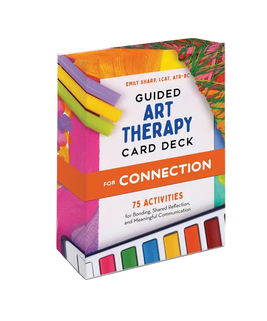 Guided Art Therapy Card Deck for Connection
