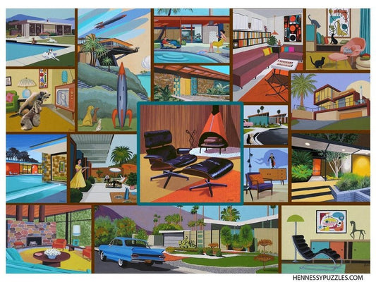 Mid Century Modern Jigsaw Puzzle - Ingram