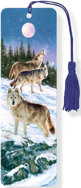 Wolves 3-D Bookmark - Ingram