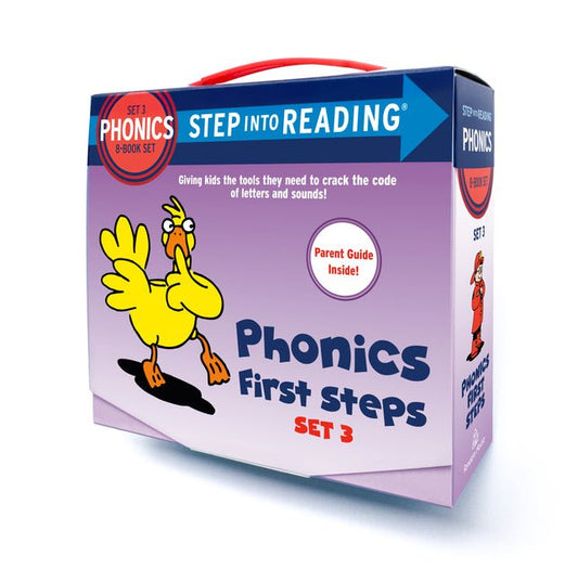 Step Into Reading Set 3 Phonics First Steps Box Set: Includes 8 Easy-To-Decode Books and Parent Guide - Ingram