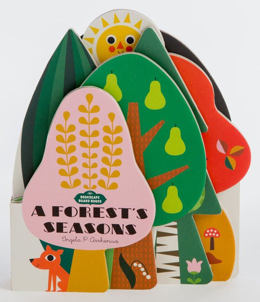 Bookscape Board Books: A Forest's Seasons: (Colorful Children's Shaped Board Book, Forest Landscape Toddler Book) - Ingram