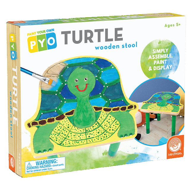 Paint Your Own: Turtle Stool