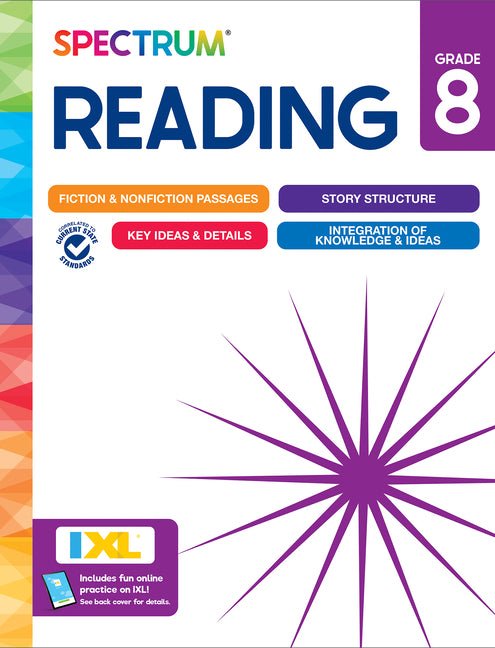 Spectrum Reading Workbook, Grade 8 - Ingram