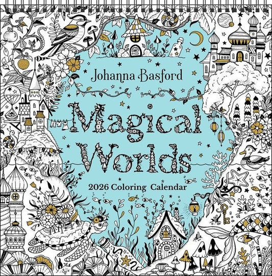 Johanna Basford's 2026 Coloring Wall Calendar - Ingram