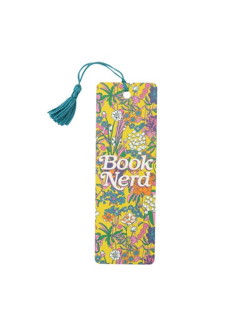 Book Nerd Floral Bookmark - Ingram