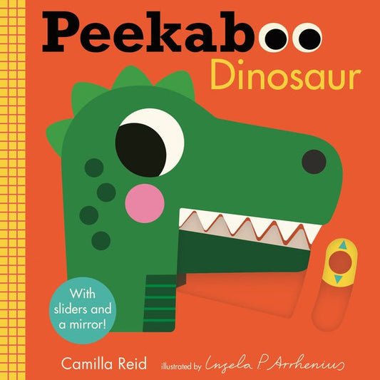Peekaboo: Dinosaur: (An Interactive Board Book for Babies & Toddlers with Mirror & Sliders to Push, Pull, or Turn. Cute Artwork Includes Friendly Dino - Ingram