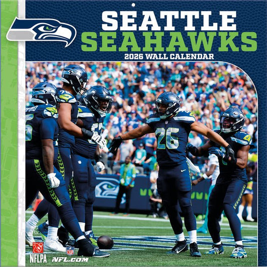 Seattle Seahawks 2026 12x12 Team Wall Calendar - Ingram