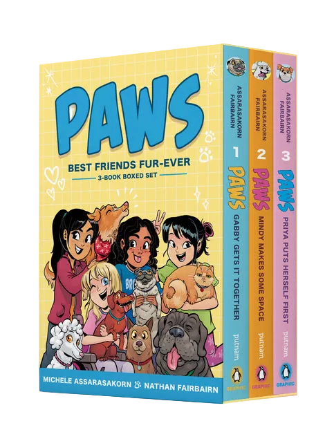 Paws: Best Friends Fur-Ever Boxed Set (Books 1-3): Gabby Gets It Together, Mindy Makes Some Space, Priya Puts Herself First (a Graphic Novel Boxed Set: Gabby Gets It Together, Mindy Makes Some Space, Priya Puts Herself First (a Graphic Novel Boxed Set)