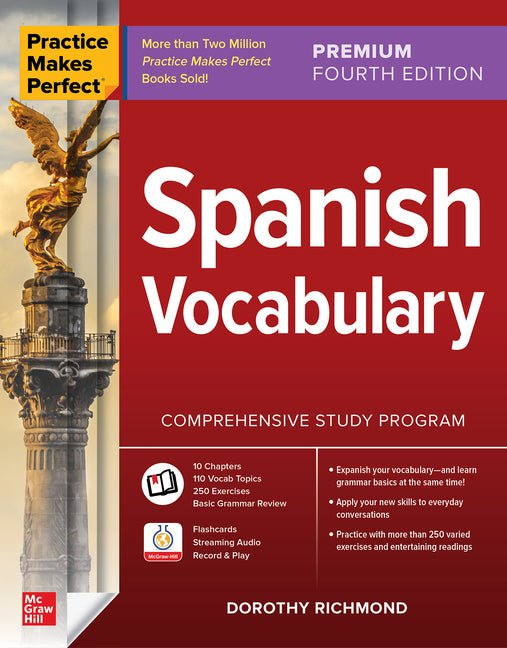 Practice Makes Perfect: Spanish Vocabulary, Premium Fourth Edition - Ingram