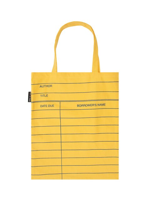 Library Card (Light Yellow) Tote Bag - Ingram