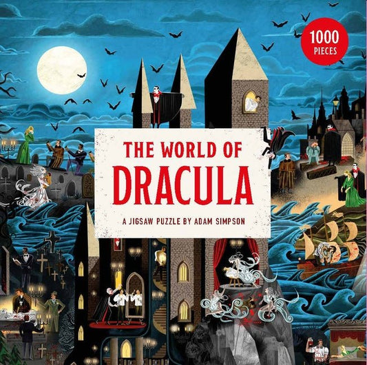 World of Dracula 1000 Piece Puzzle: A Jigsaw Puzzle by Adam Simpson - Ingram
