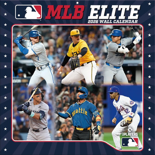 Mlb Elite 2026 12x12 Wall Calendar - Ingram
