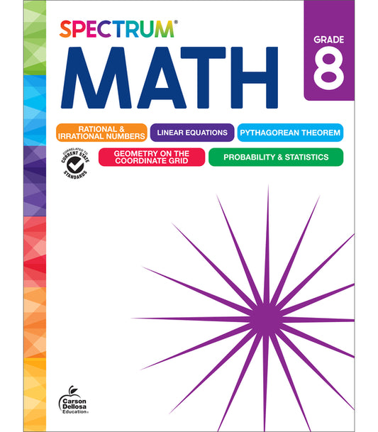Spectrum Math Workbook, Grade 8 - Ingram