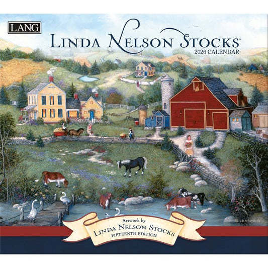Linda Nelson Stocks 2026 Wall Calendar - Ingram