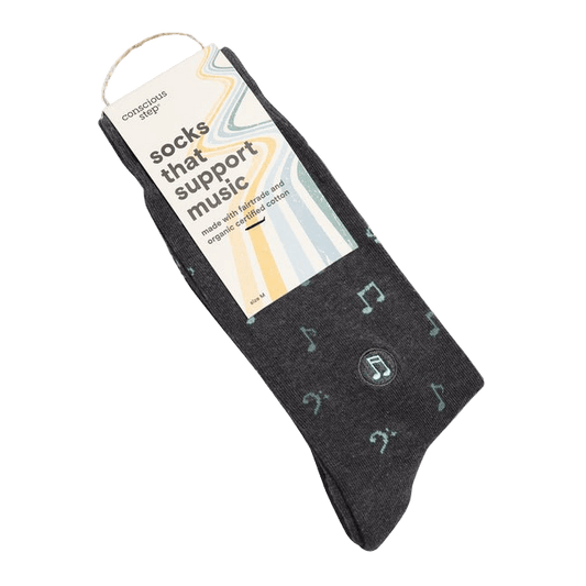 Socks That Support Music Notes