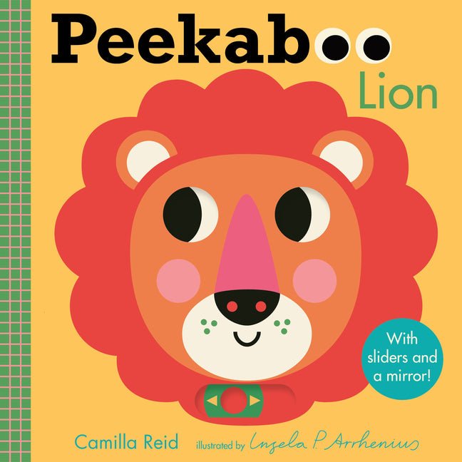 Peekaboo: Lion: (An Interactive Board Book for Babies & Toddlers with Mirror & Sliders to Push, Pull, or Turn. Cute Jungle Animal Artwork Includes a G - Ingram