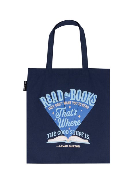 Levar Burton: Read the Books They Don't Want You to Read Tote Bag - Ingram