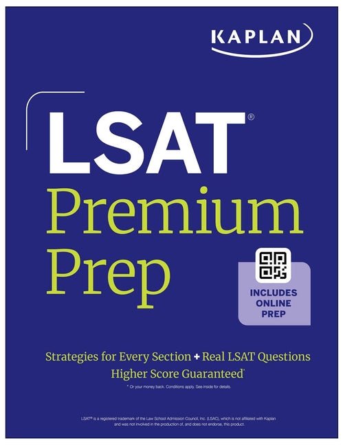 LSAT Premium Prep (2025) Kaplan Test Prep: Master the Digital LSAT with Exclusive 99th-Percentile Instructor Videos, Data-Driven Strategies, and Offic - Ingram