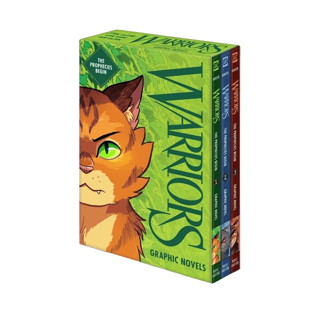 The Warriors Graphic Novel Box Set: The Prophecies Begin: The Complete First Arc, Books #1-#3