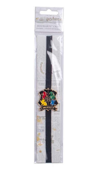 Harry Potter: Hogwarts Crest Enamel Charm Bookmark - Ingram