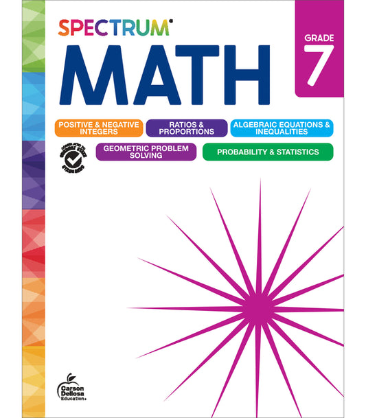 Spectrum Math Workbook, Grade 7 - Ingram
