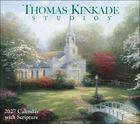 Thomas Kinkade Studios(r) 2027 Deluxe Wall Calendar with Scripture - Ingram