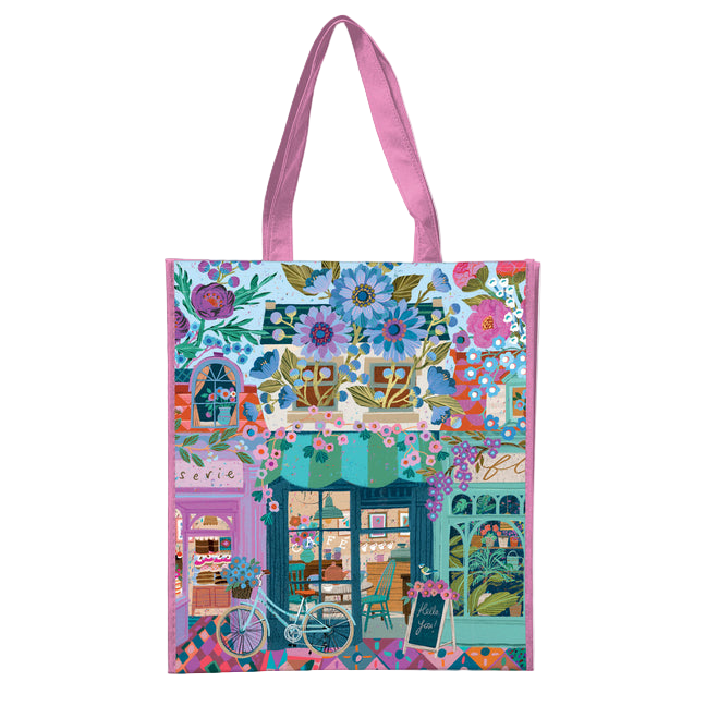 Open for Blossoms Reusable Shopping Bag