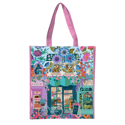 Open for Blossoms Reusable Shopping Bag