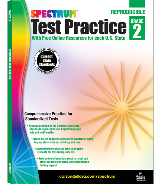Spectrum Test Practice, Grade 2: Volume 62 - Ingram