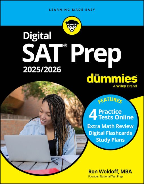 Digital SAT Prep 2025/2026 for Dummies: Book + 4 Practice Tests + Flashcards Online - Ingram