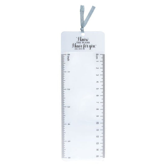 Christian Art Gifts Magnifying Bookmark: I Know the Plans - Jeremiah 29:11 - Ingram