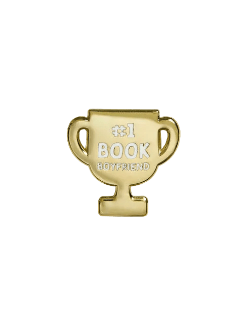#1 Book Boyfriend Enamel Pin