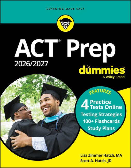 ACT Prep 2026/2027 for Dummies: Book + 4 Practicetests & 100+ Flashcards Online - Ingram