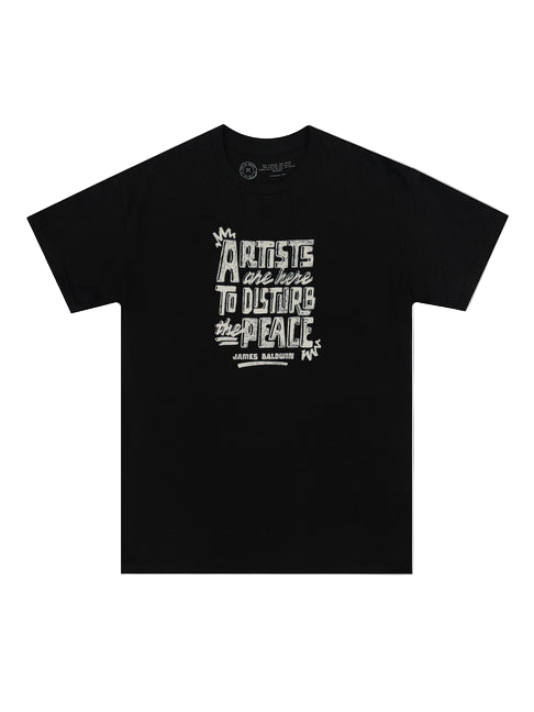 James Baldwin: Artists Are Here to Disturb the Peace Unisex T-Shirt