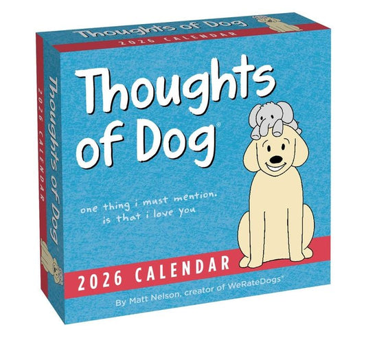 Thoughts of Dog 2026 Day-To-Day Calendar - Ingram