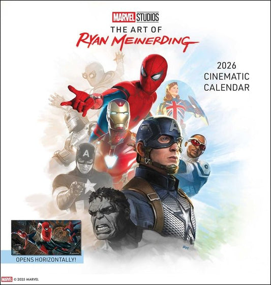 Marvel Studios: The Art of Ryan Meinerding 2026 Cinematic Wall Calendar - Ingram
