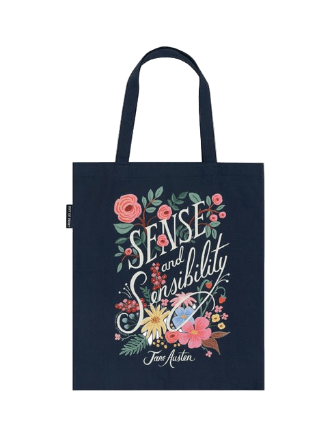 Puffin in Bloom: Sense and Sensibility Tote Bag