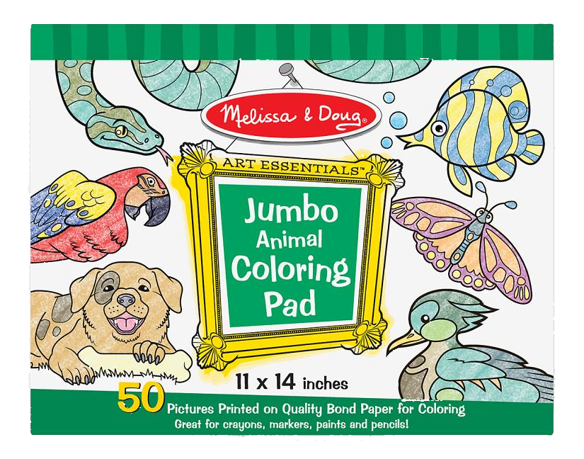 Melissa and Doug Jumbo Coloring Pad - Animal