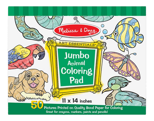 Melissa and Doug Jumbo Coloring Pad - Animal