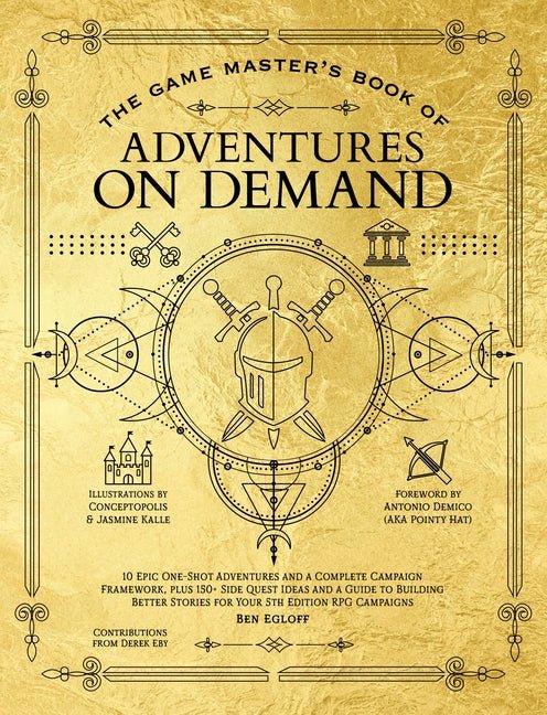 The Game Master's Book of Adventures on Demand: 10 One-Shot Adventures, Storytelling Techniques, Guidelines for Adding Complications and Twists, Plus Doze - Ingram