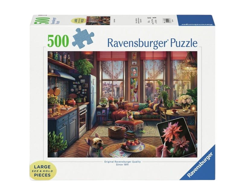 Cozy Boho Studio 500 PC Large Format Puzzle
