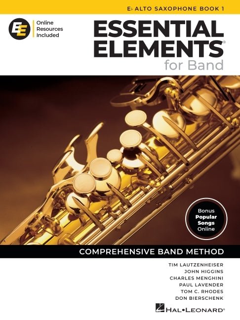 Essential Elements for Band - Eb Alto Saxophone Book 1 with Online Resources - Ingram