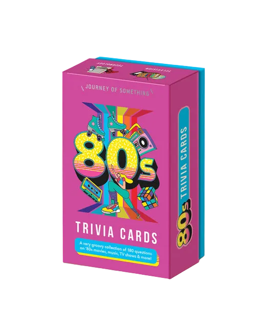 80s Trivia Card Game - Fun Adult Party Game